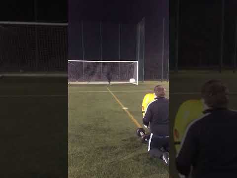 goalkeeper gets hit in the face