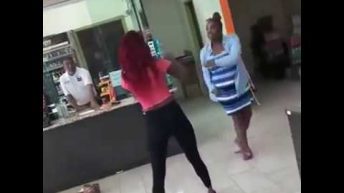fight at convenient store
