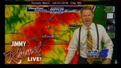 angry weather man on jimmy kimme