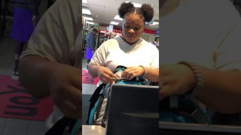 shoplifter caught by cashier