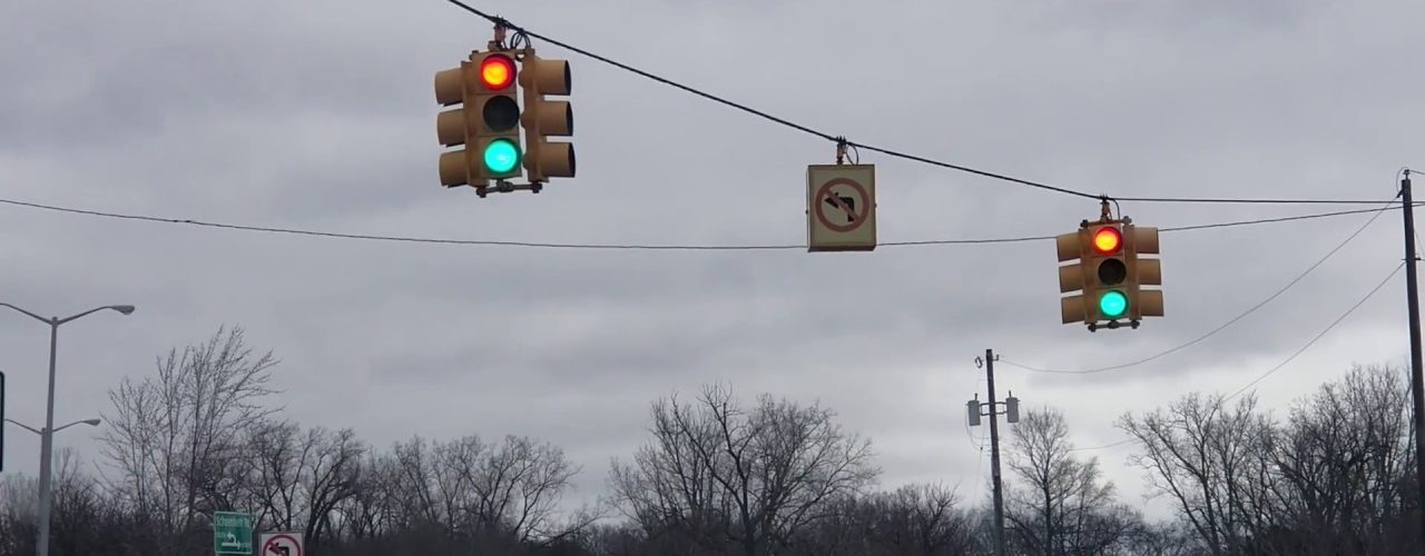 broken traffic lights