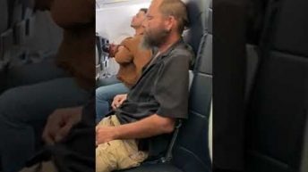 man caught smoking on an airplan