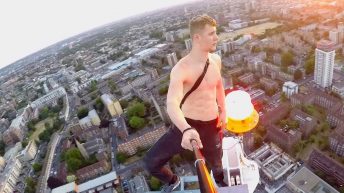 daredevil climbs london skyscrap