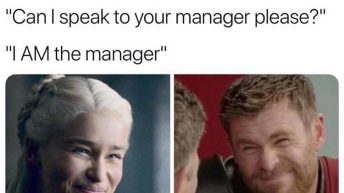 I am the manager meme