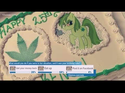 marijuana themed cake designer f