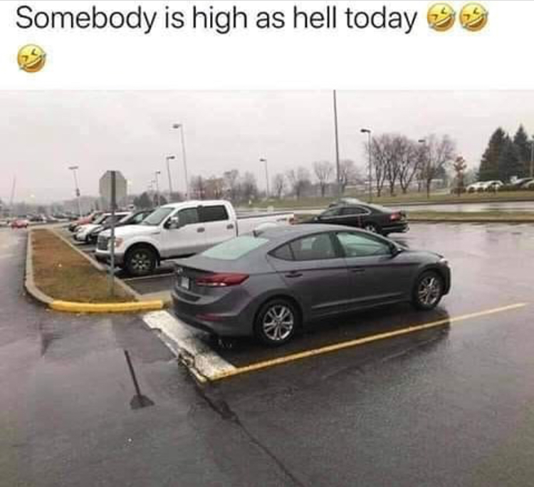 Somebody is too high meme