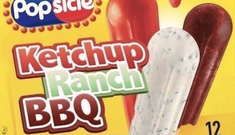 Dipping sauce popsicle flavor