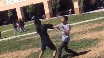 Tackled during school fight
