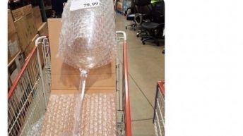 4 ft. tall wine glass at Costco