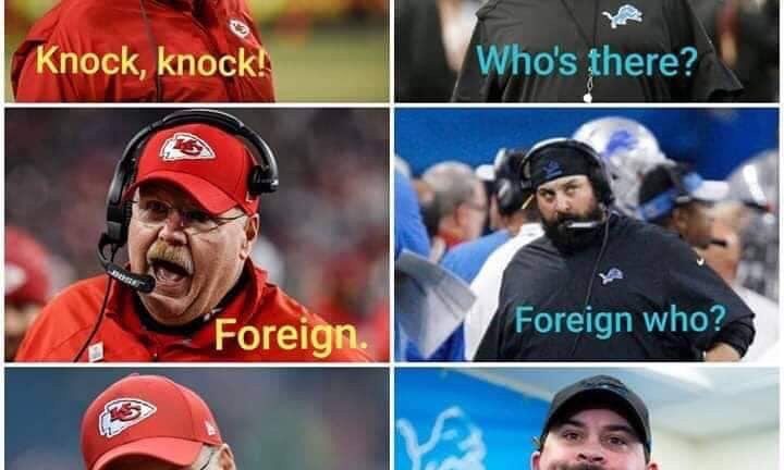 Kansas City chiefs foreign meme