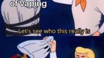 Vaping vs cigarettes meme