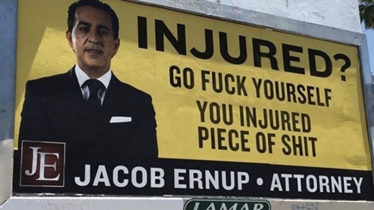 jacob ernup injury lawyer ad