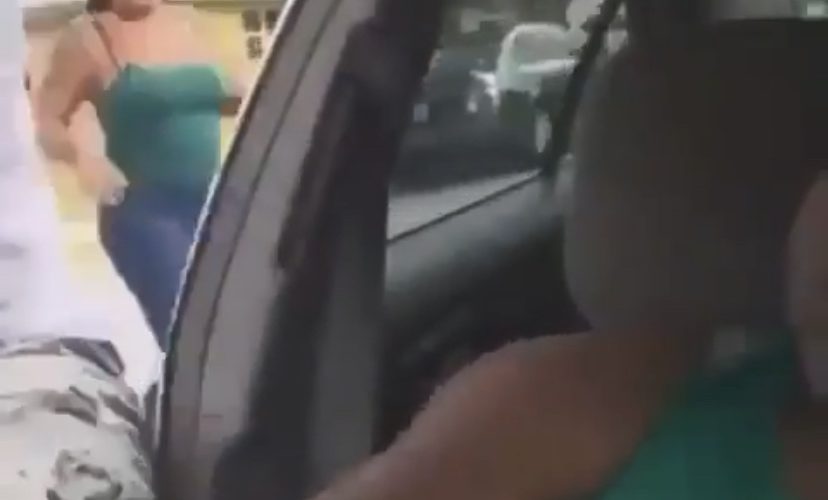 Cheating boyfriend gets thrown from car
