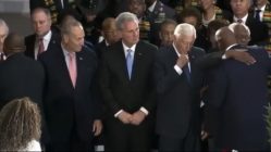 Mitch McConnell embarrassed at Elijah Cummings funeral