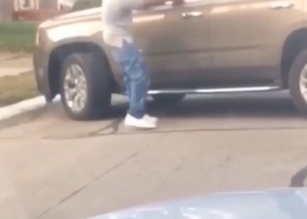 man gets ran over by car
