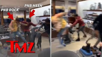 pnb rock brawl inside neiman mar