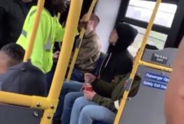 fight on city bus