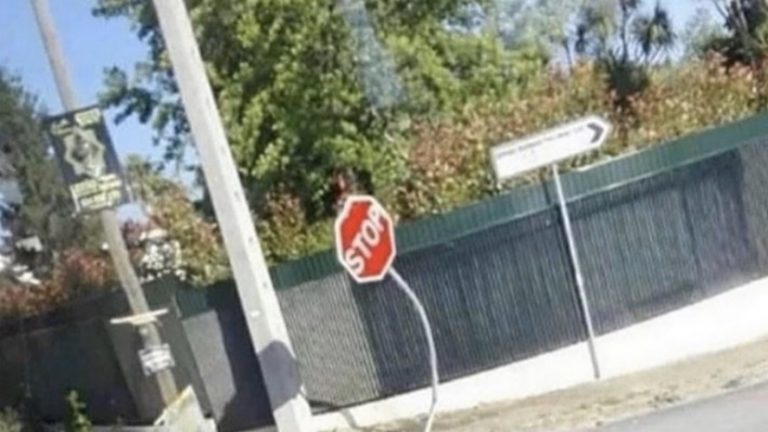 when someone tickles me stop sign meme