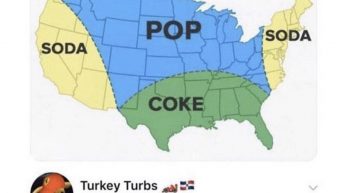 soda vs coke vs pop map