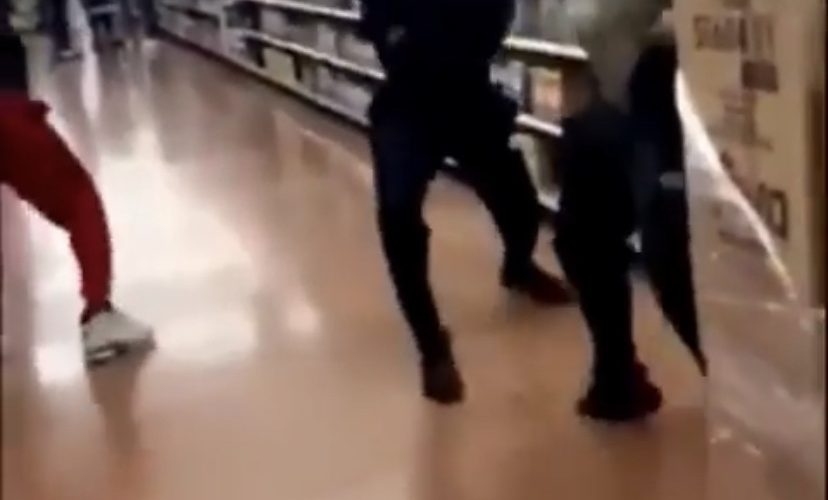 Walmart worker fight