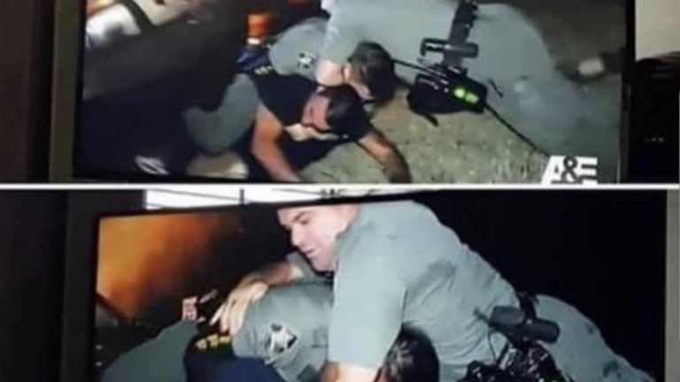 Cop chokes the wrong person