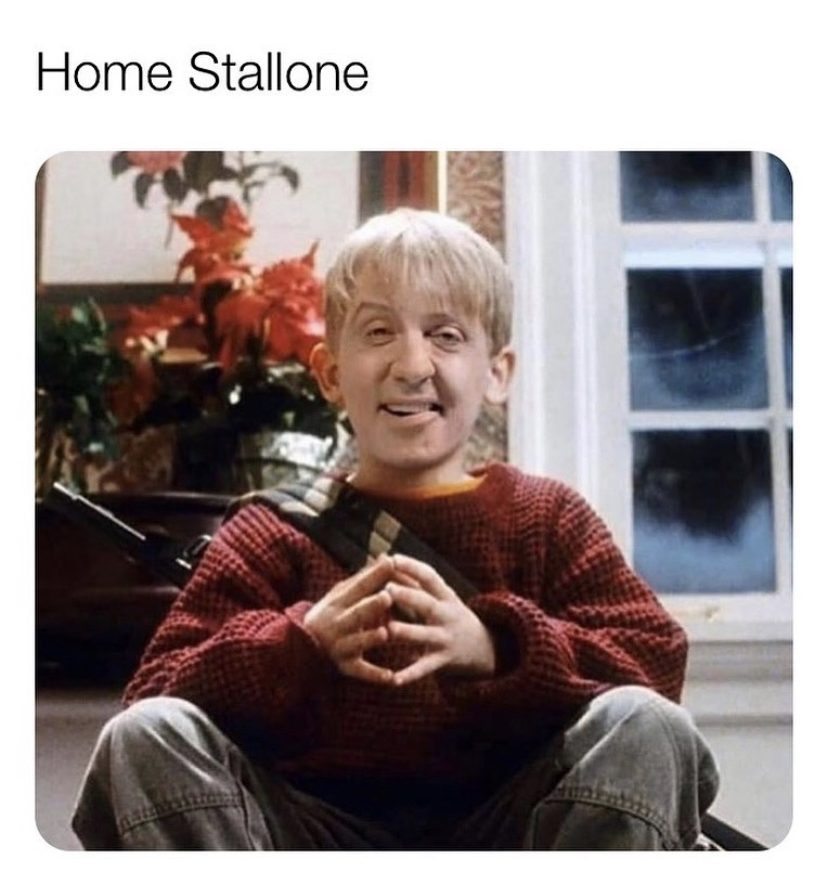 Home Stallone meme