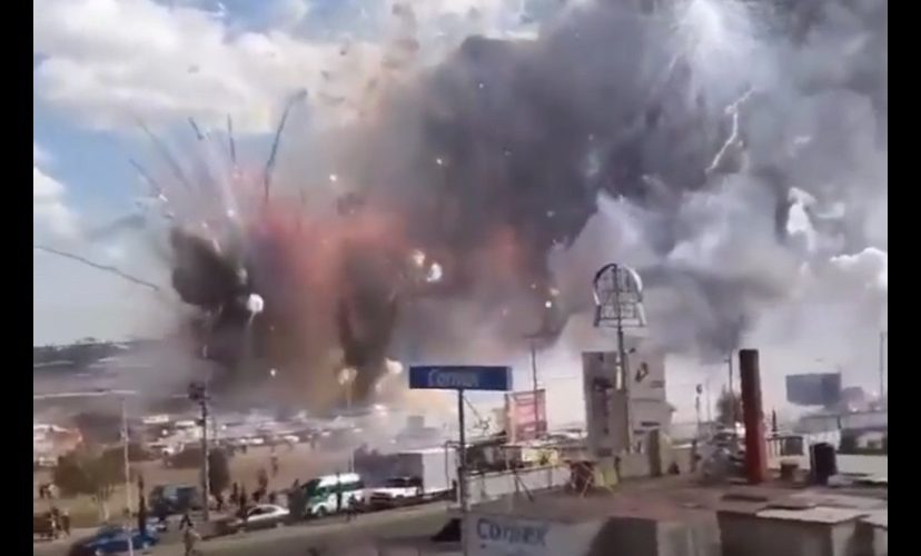 Mexico firework explosion
