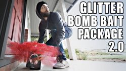 Glitter bomb for package thieves