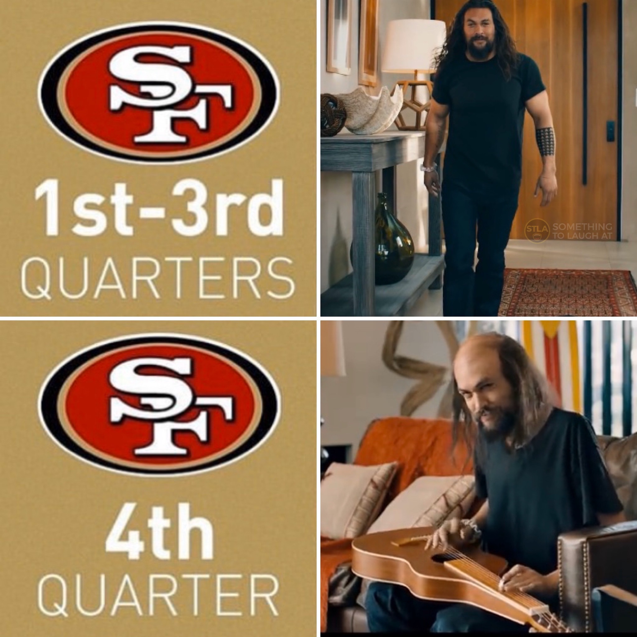 49ers 1st-3rd quarter vs 4th quarter meme