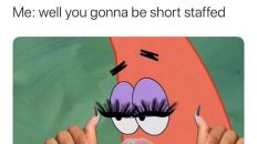 your time off request was denied Patrick Star Spongebob meme