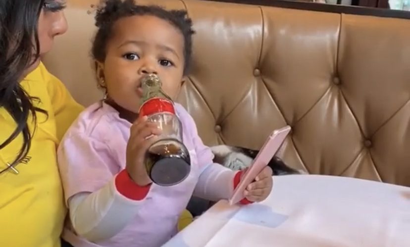 Remy Ma's daughter shares coke