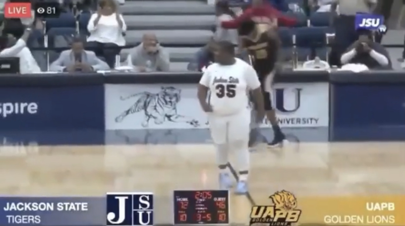 JSU student manager makes 3 point shot in game