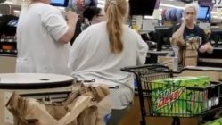 Couple flips out over Mountain Dew in grocery store