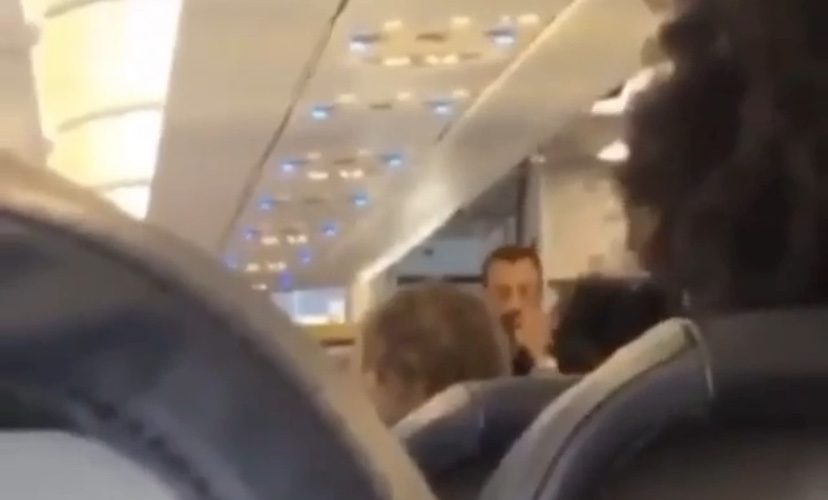 Flight attendant not playing with Coronavirus