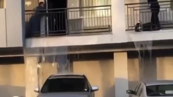 Man accidentally floods motel room