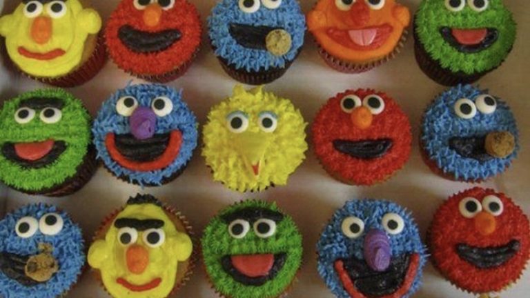 Sesame Street cupcakes