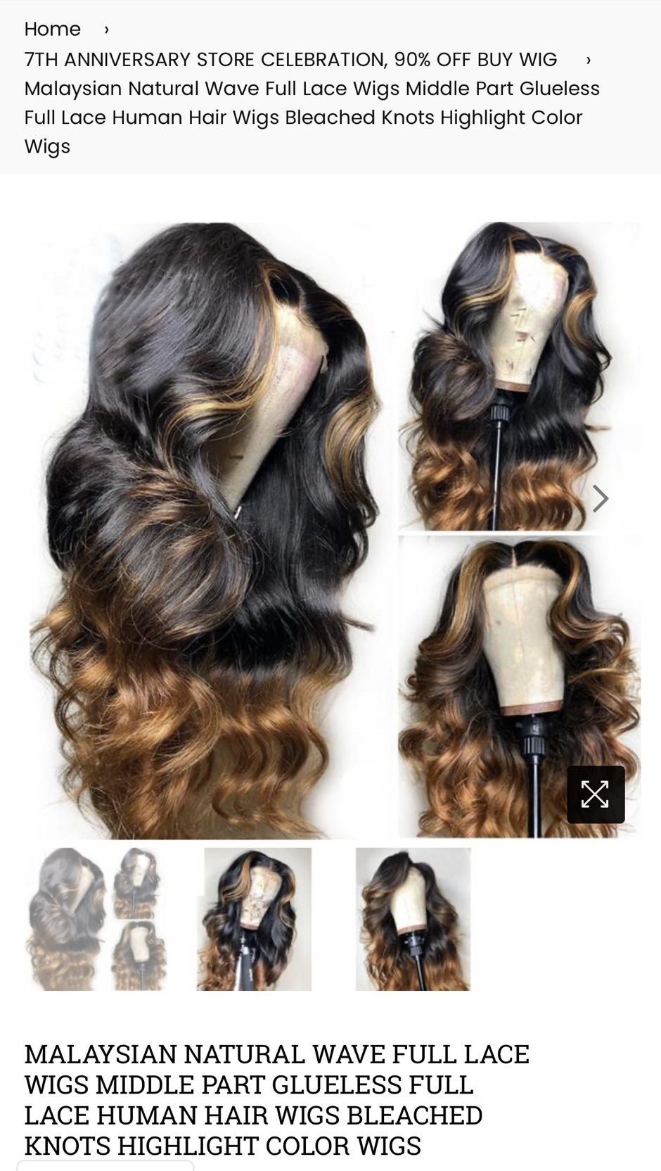 Wig that I ordered