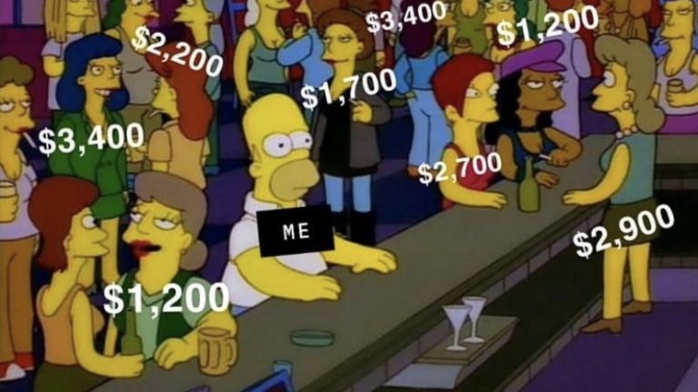 Homer Simpson stimulus check meme