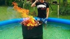 Redneck hot tub meme