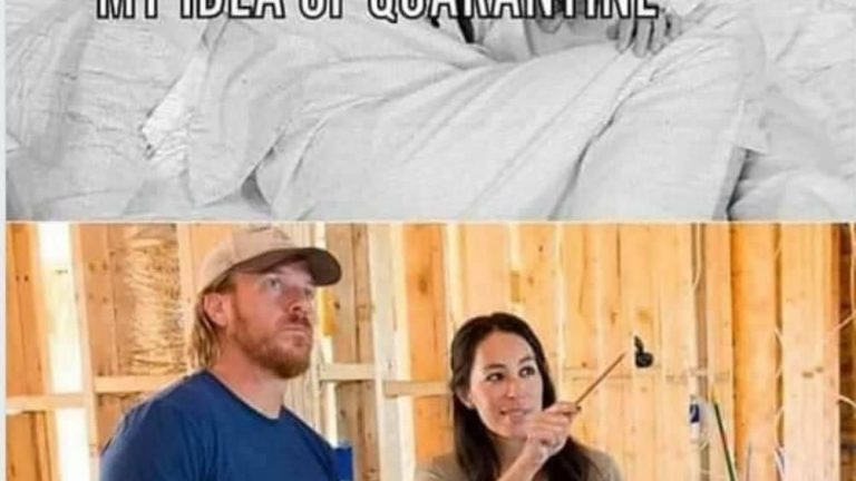My idea of quarantine vs my wife's idea of quarantine meme