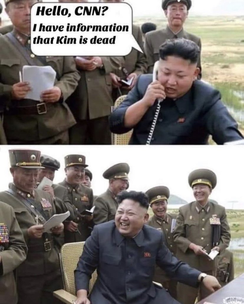 CNN i have information that Kim is dead meme