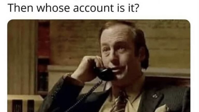 Better call Saul Netflix account meme