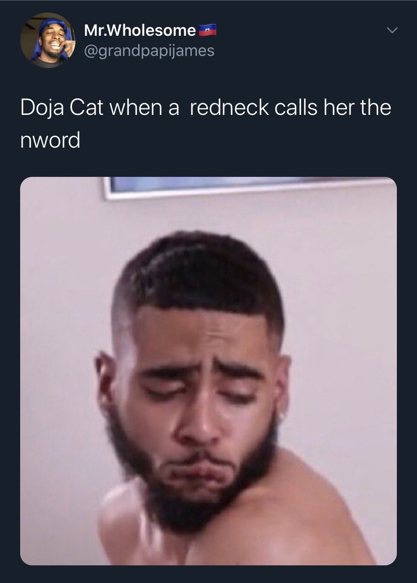 Doja Cat when a redneck calls her the n word 