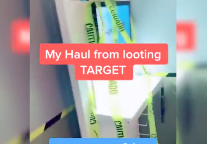 Man steals Target GoPro display