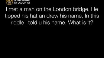 I met a man on the London Bridge riddle
