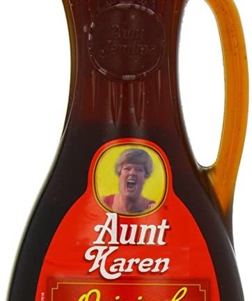 Aunt Karen maple syrup Hawaiin Karen