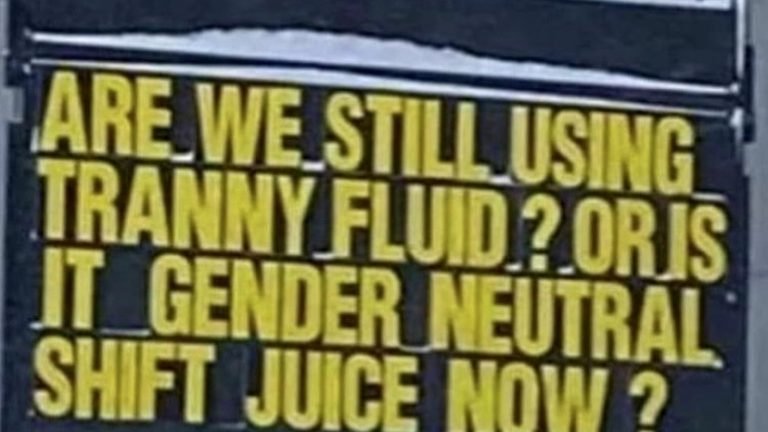 Are we using tranny fluid or is it gender neutral meme