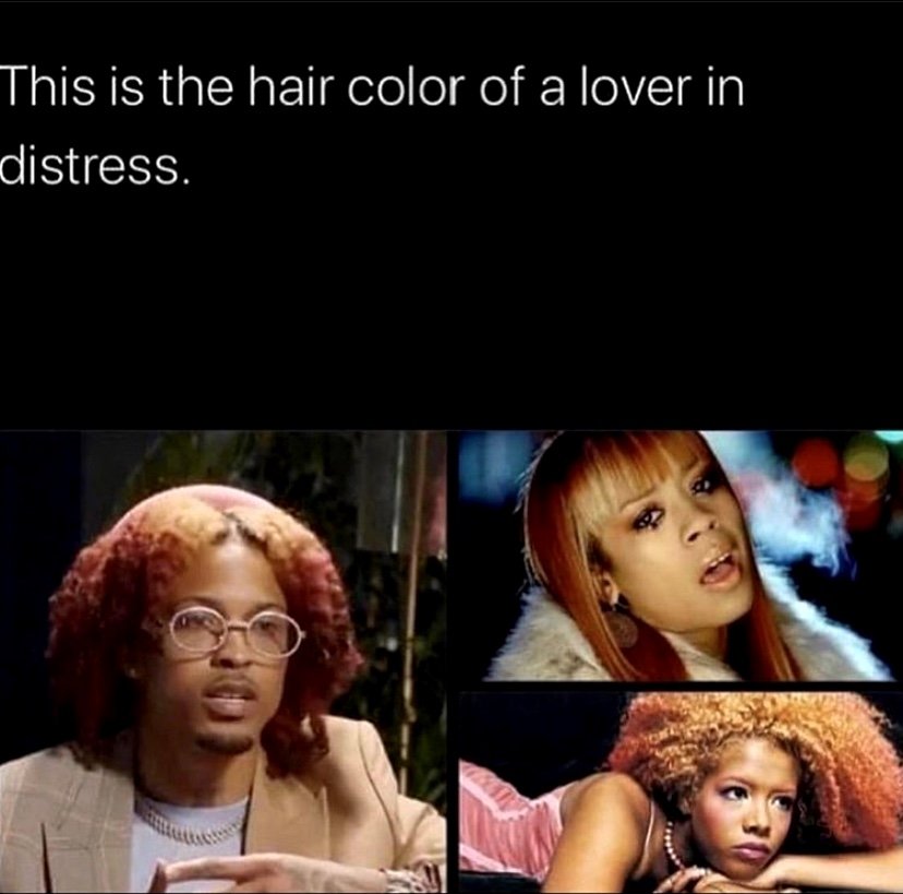 This is the hair of a lover in distress meme
