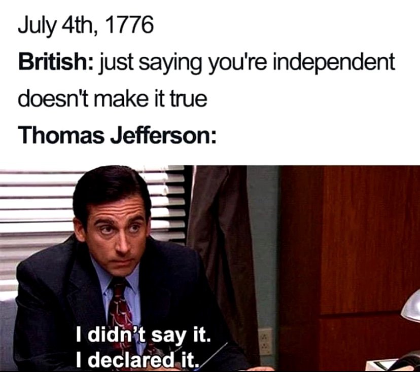 July 4 1776 Michael Scott The Office meme