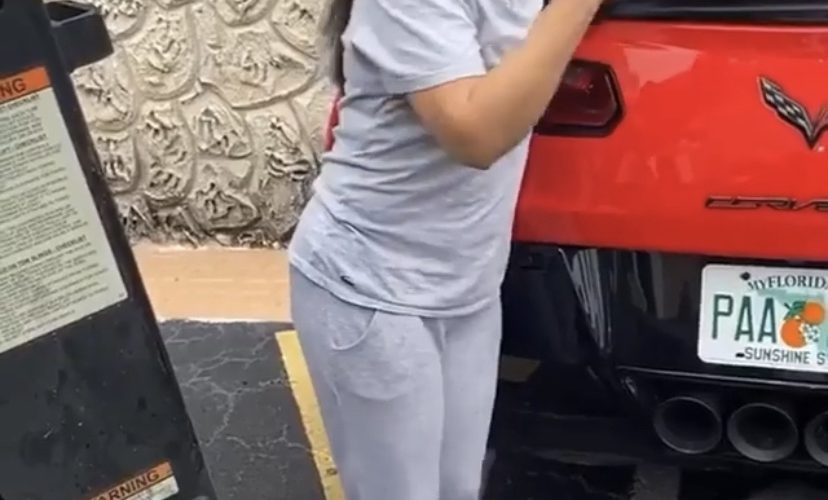 Woman cries over car repo